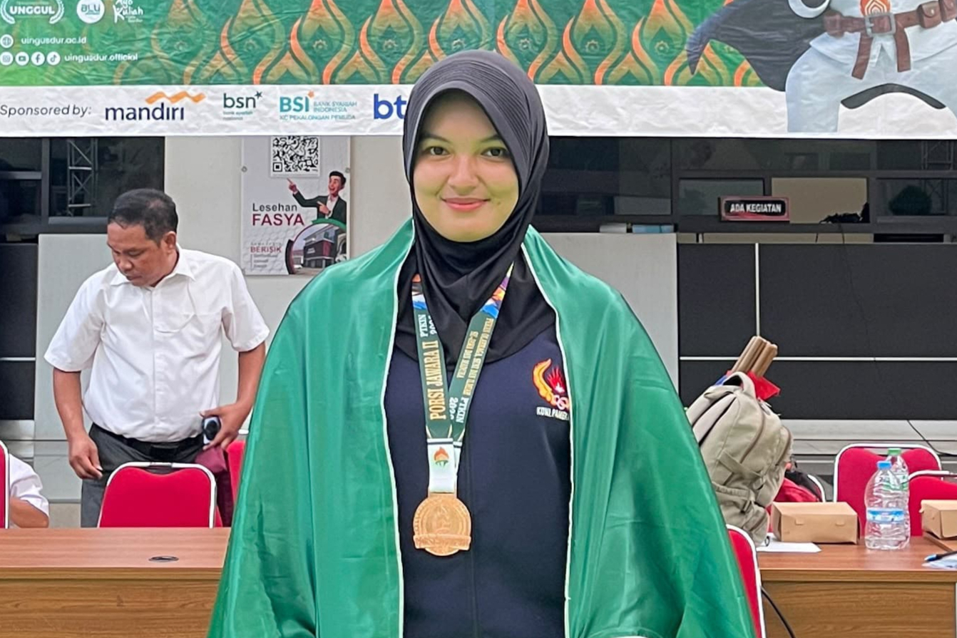 Mahasiswi HES UIN Madura Raih Medali Perunggu Karate pada PORSI JAWARA II 2026