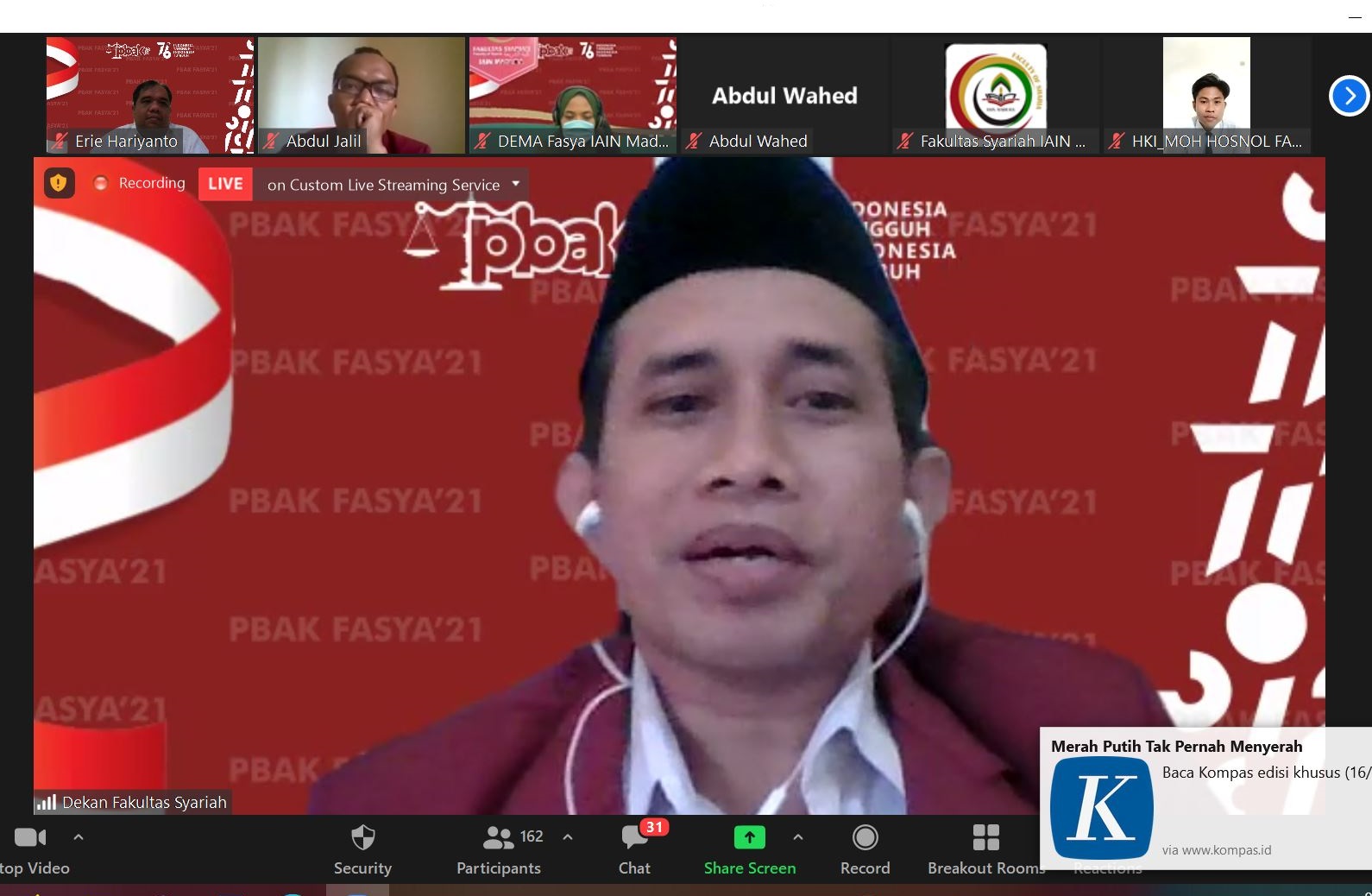 FASYA IAIN MADURA SUKSES SELENGGARAKAN PBAK 2021